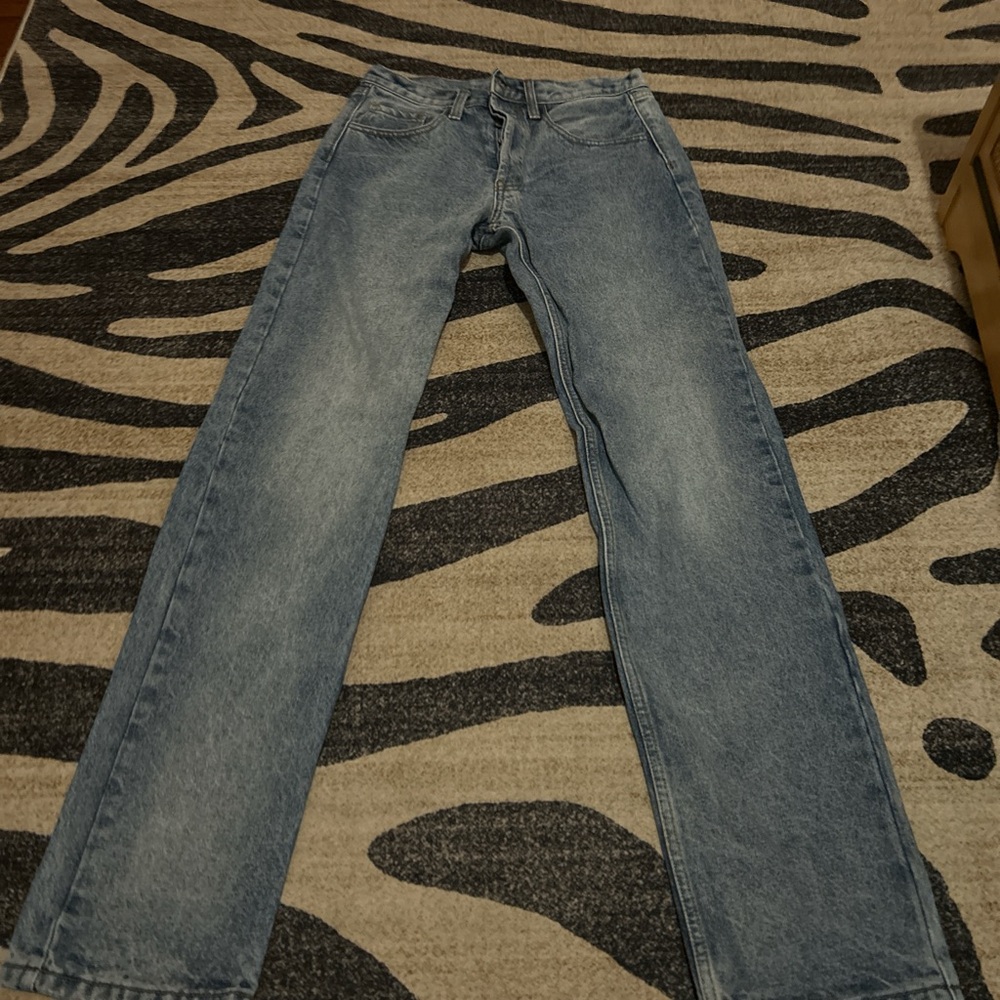Brandy Melville Blue Straight Jeans